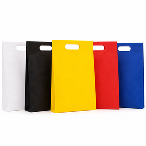 Sac de courses réutilisable jaune de qualité supérieure, en non-tissé, à découpe en D, écologique, pour les magasins de détail, la vente en gros, l'approvisionnement B2B - Product Image 6