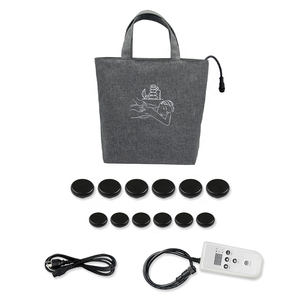 Hot Stone 12 Stück Deluxe Warm Stone Massage Set/Hot Stone Massage wärmer - Product Image 1