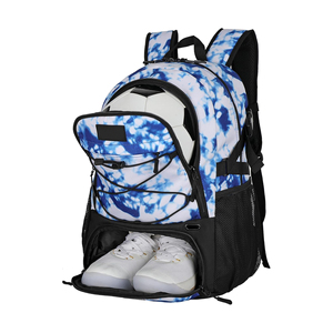 Printed Stylish Sublimation Shinny Lightweight Custom Color Logo Multiple Pockets Football <b>Backpack</b> - Product Image 1