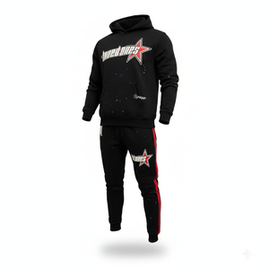 Buen fabricante, precio bajo, chándal con cremallera y estampado completo para hombre, estilo único. - Product Image 1