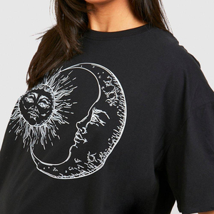 Short Sleeve T-shirt 100% Cotton Basic Plain Blank Custom logo Printing <b>Round</b> O-neck Summer Ladies Tees Women t Shirt - Product Image 6