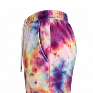Custom Tie Dye <b>Trousers</b> <b>for</b> <b>Men</b> and Women Relaxed Fit Casual Jogger Pants Elastic Waist Streetwear Wholesale OEM Garments - Product Image 3