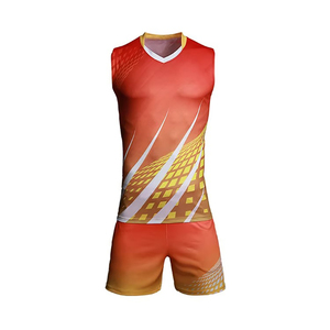 2026 New Men's 100% Polyester High Quality 180g <b>Volleyball</b> Jersey OEM Personalized with Number Name Printed Sport Uniform <b>Set</b> - Product Image 2