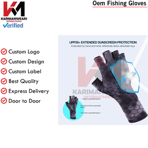 Bulk Production Fishing <b>Gloves</b> Lightweight Breathable Fishing Gear for Men <b>Women</b> Anglers Contract Manufacturing - Product Image 3