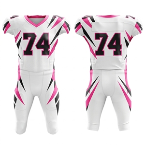 Uniforme Distintivo de Fútbol Americano, Parte Delantera Transpirable, Ecológica, con Tecnología de Absorción de Humedad, Sublimada, Unisex, para Deportes - Product Image 3