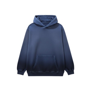 Acid <b>Washed</b> Custom Unisex Distressed Sports Long Sleeve Hooded 100% Cotton Winter Hoodie 2026 - Product Image 1