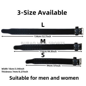 Cinturón de Levantamiento de Pesas para Entrenamiento en Gimnasio, Cinturón de Soporte de Fuerza con Logotipo Personalizado, Tamaño y Color por BURAQ MMA SPORTS - Product Image 6