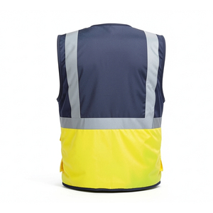 Gilet de travail réfléchissant haute visibilité, couleur unie, taille adulte, personnalisable, prix de gros, produit très vendu - Product Image 6