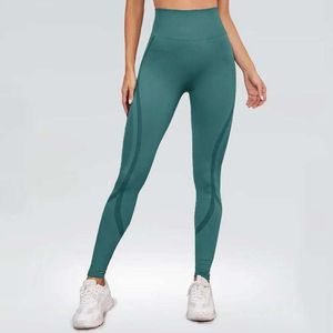Leggings de Cintura Alta para Mujer, Sólidos, para Yoga, Ejercicio y Gimnasio, Control de Abdomen, Tejido Transpirable, Largo Completo - Product Image 3