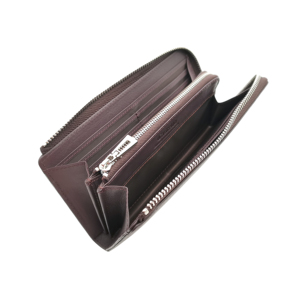 Cartera Unisex Castello para Hombre y Mujer, de Cuero Vacuno Genuino, Suave, con Cierre en L, Poliéster, Diseño Largo y Elegante, 19.5x9cm, Formal e Informal - Product Image 2