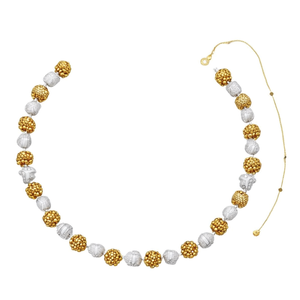 Fine Beaded Necklace Set in Gold and Silver - Product Image 2