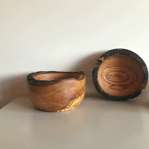 Ensaladera de Madera Hecha a Mano, Duradera, de Madera de Mango de Primera Calidad, Fácil de Limpiar, Perfecta para Banquetes, Servicios de Catering y Suministro para Hoteles - Product Image 1