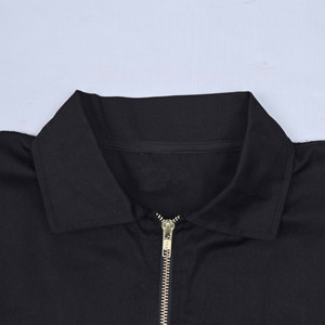 Chemise boutonnée pour homme, été, business, maille fine 260g, imprimée, manches courtes, couleur unie, séchage rapide, polyester/coton - Product Image 4
