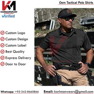 Camiseta Polo Táctica de Alto Rendimiento para Hombre, para Paintball y Eventos al Aire Libre, Tejido Elástico de Secado Rápido, Fabricante al por Mayor - Product Image 4