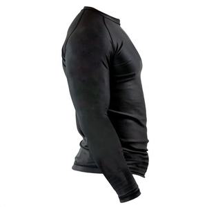 เสื้อรัดกล้ามเนื้อคุณภาพสูง พิมพ์โลโก้ตามสั่ง สำหรับฝึกซ้อมและขายส่ง สำหรับกีฬา BJJ มวยไทย มวยสากล และ MMA - Product Image 5