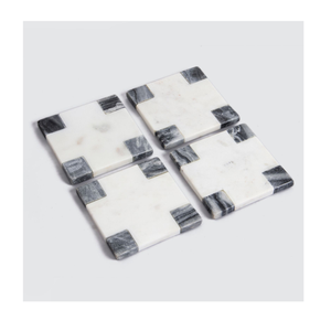 Posavasos Ecológicos de Mármol Sólido, Duraderos, Lavables, Accesorios de Piedra Natural para Bar, para Uso Doméstico - Product Image 6