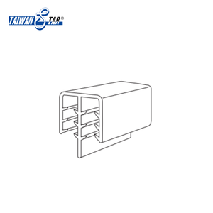 Moldura de PVC transparente de alta calidad de 25 mm, nuevo clip tipo tiburón con super agarre. - Product Image 1
