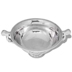 Copa trofeo de aluminio plateado para enfriador de champán - Product Image 3