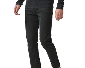 Jean slim homme en denim selvedge noir 100% coton, délavé, extensible, style urbain, respirant, écologique, vente en gros personnalisée - Product Image 2