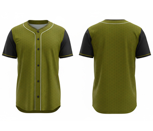 Fabricante de Camisetas de Béisbol Sublimadas al por Mayor, Camiseta con Logotipo y Números Personalizados |   Base de Poliéster Transpirable - Product Image 4