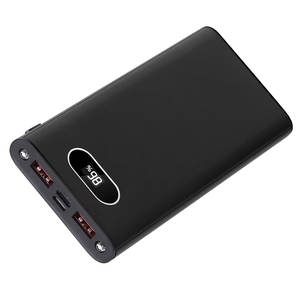 Chargeur portable vert-noir-rouge 20000mAh 22.5W charge super rapide affichage LED lampe de poche batterie externe pour - Product Image 1