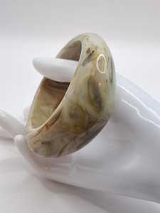 Vintage Resin <b>Bracelet</b> Colorful Irregular Wave Shape Acrylic Geometric Jewelry Open <b>Bracelet</b> Bangle for Women Girls - Product Image 4