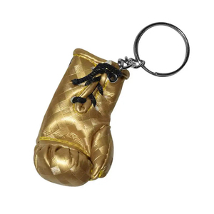 Llavero de Cuero de Color Sólido con Diseño de Logotipo Personalizado, Llavero de Guantes de Boxeo Mini de Cuero Artificial - Product Image 3