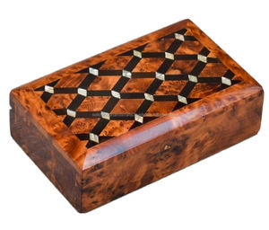 กล่องไม้แกะสลักทำด้วยมือกล่องเครื่องประดับไอเดียของขวัญทำจากไม้สำหรับเก็บเหรียญเครื่องประดับ - Product Image 5