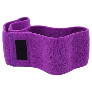 Banda de Resistencia de Tela Personalizada de Venta Caliente 2025/Banda de Ejercicio de Yoga de Látex Antideslizante al por Mayor, Cinturón Circular de Resistencia para Cadera - Product Image 1