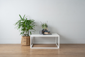 Contemporary Table Square Metal Tray Accent Stand For Hotel Guestroom <b>Bedroom</b> Sofa Side Coffee <b>Corner</b> <b>Unit</b> - Product Image 3