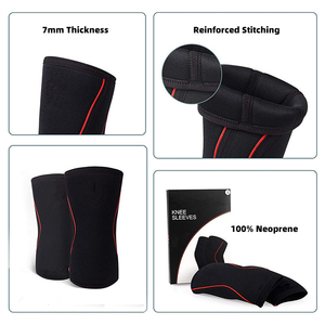 Misha Sports High Quality Custom Weightlifting Compression Powerlifting Neoprene <b>Knee</b> Brace Sleeve Support - Product Image 2