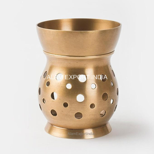 Pure Brass Classical Design Gold Polished Incense <b>Oil</b> <b>Burner</b> Aroma Diffuser Religious Aroma Incense Holder Tabletop Home Usage - Product Image 5