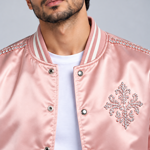 Chaqueta Varsity de Manga Larga con Cuello Alto para Hombre, de Lana y Lona para Invierno, Venta al Por Mayor a Bajo Precio, Fabricantes con OEM - Product Image 6