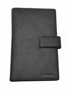 Best Selling Castello 2024 New Design Genuine Cowhide Soft Leather Slim Long <b>Wallet</b> Open Closure for Men <b>Women</b> Unisex Polyester - Product Image 2