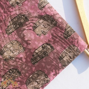 ชุดเดรสผ้าฝ้ายพิมพ์ลายสำหรับผู้หญิงบล็อกผ้าฝ้ายแท้พิมพ์ลายยานพาหนะ - Product Image 3