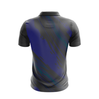 Logo personnalisé en tricot 100 % polyester de haute qualité pour chemise, uniforme d'entreprise décontracté pour homme, vente en gros OEM