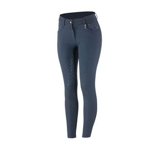 Horse Riding <b>Pants</b> Zipper Breathable Elastic Horse Breeches Women's Outdoor High Waist Riding <b>Pants</b> - Product Image 3