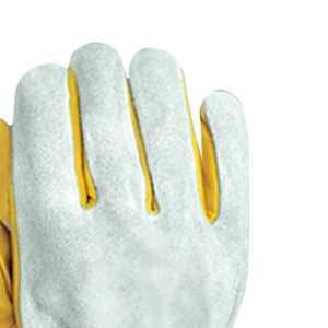 Guantes de Trabajo de Cuero Vacuno Resistentes, Guantes para Conducir Camiones, Almacenes, Jardinería, Guantes de Seguridad con Palma de Cuero Dividido - Product Image 3
