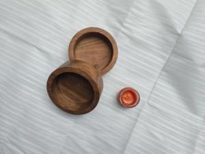Cuenco de Madera Hecho a Mano de Primera Calidad para Velas |   Contenedor Rústico para Velas de Navidad, para Cera de Soja y Cera de Abeja - Product Image 3