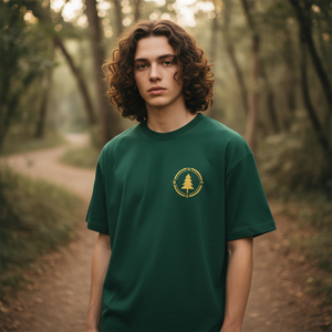 Camiseta Personalizada de Alta Calidad, 100% Algodón, 280 g/m², Cuello Redondo, Talla Grande para Hombre, Estampado Gráfico Frontal, Ecológica y Transpirable - Product Image 4
