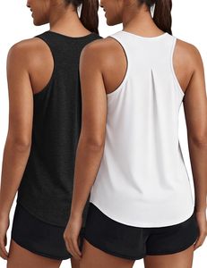 Débardeur basique pour femme en coton doux, sans manches, coupe ajustée, extensible, col rond, uni, écologique, séchage rapide, décontracté, pour l'été - Product Image 1