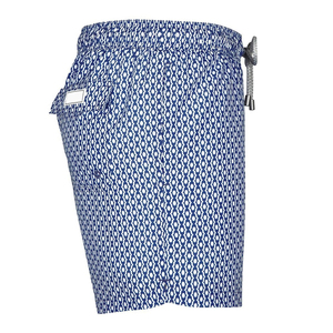 Nouveau short de bain tendance pour homme, motif palmier, respirant, taille élastique, tricoté, OEM ODM personnalisé - Product Image 4