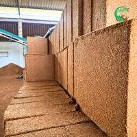 Cocopeat Biologique de Qualité Supérieure 5Kg Bloc Fibre de Coco Biodégradable Écologique Haute Rétention d'Eau Premium