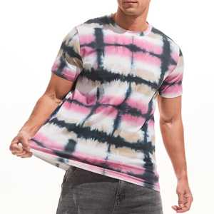 Camiseta para hombre de estilo holgado y ligero, multicolor, para lugares públicos de EE. UU. y Europa, talla grande. - Product Image 6