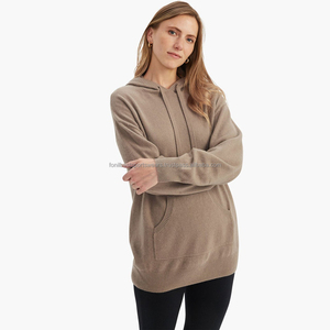 Sweat-shirt à capuche unisexe de couleur unie, coupe courte, manches régulières, avec poches, style décontracté pour l'automne, 100% coton molletonné tricoté, séchage rapide - Product Image 6