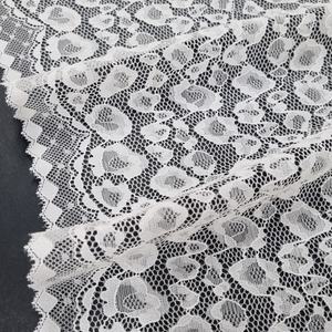 Encaje Elástico Floral con Borde Festoneado, Nailon y Spandex, 23cm, Banda Decorativa de Encaje Elástico de Punto para Lencería y Vestidos - Product Image 4