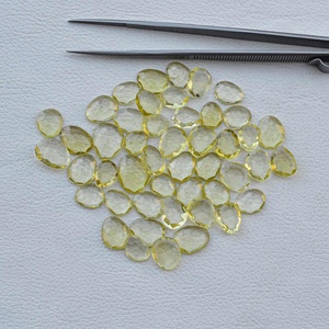 Nouvelle tendance Quartz citron naturel 8mm 10mm 12mm tranche à facettes Talpe gros poli Rose coupe pierres précieuses du fournisseur indien - Product Image 3