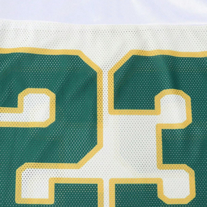 Camiseta de fútbol retro unisex de malla extragrande personalizada, estilo boxy, corta, transpirable, para adultos - Product Image 5