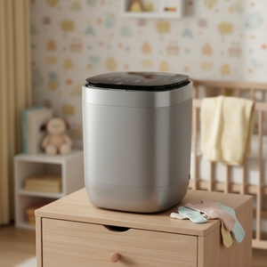 SUDEX Mini Automatic Washing Machine for Underwear and Socks – Portable 110V/220V <b>Washer</b> with Dryer Bucket for Clothes - Product Image 4