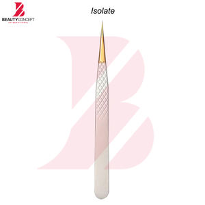 Juego de Pinzas para Extensión de Pestañas con Mango Antideslizante, Pinzas de Precisión para Aislamiento de Volumen en Extensiones de Pestañas - Product Image 6